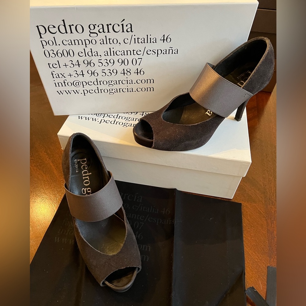 Pedro Garcia Brown Suede